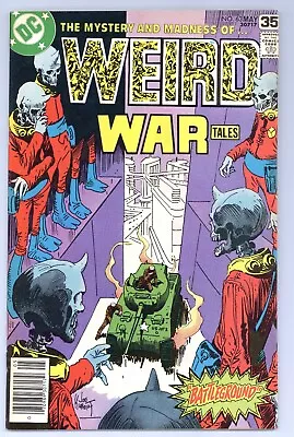 Buy Weird War Tales 63 (FVF) Kubert Scifi Skeletons/tank Cover! Death! 1978 DC Y781 • 6.21£
