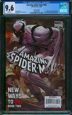 Buy Amazing Spider-Man #569 🌟 CGC 9.6 🌟 2ND PRINT VARIANT 1st Anti-Venom 2008 • 337.82£