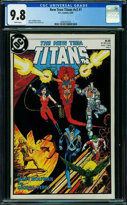 Buy New Teen Titans #1 CGC 9.8 (1984) George Perez Cover And Art DC Q5 414 Cm • 66.01£