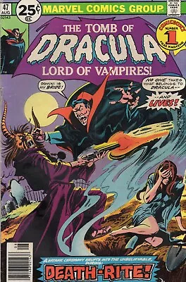 Buy Tomb Of Dracula #47 1976 VG/FN • 6.21£