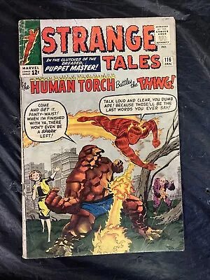 Buy Strange Tales #116 Marvel Comic 1964 2nd App  Of Nightmare 2nd App Of Wong • 31.42£