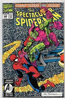 Buy Spectacular Spider-Man #200 (1993) Marvel NM- Comic Book Giant Silver Foil NM • 7.76£