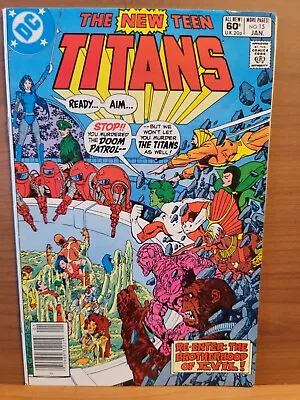 Buy New Teen Titans #15 GD 1982 Re-Enter The Brotherhood Of Evil • 1.55£