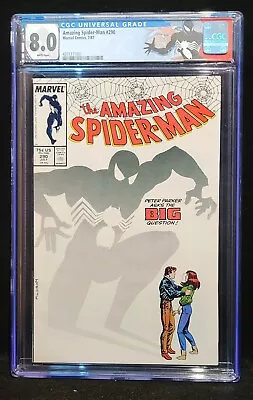 Buy Amazing Spider-Man #290 (1987) - CGC 8.0 Custom Label  MJ Marriage Proposal 🗝 • 38.90£