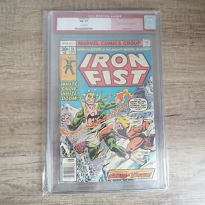 Buy Iron Fist #14 CGC 9.2 1st Sabretooth Marvel Comics 1977 • 700£