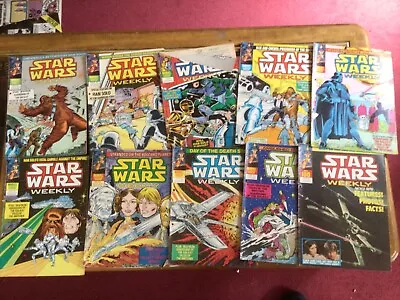Buy 10 Star Wars Comics (ring Bind Holed) • 4.99£