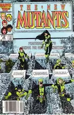Buy New Mutants, Vol. 1 (38B) Aftermath! Newsstand Edition Marvel Comics 24-Dec-85 • 5.43£