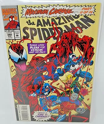 Buy Amazing Spider-man #380 Carnage & Venom Appearances Maximum Carnage *1993* 9.4 • 9.78£