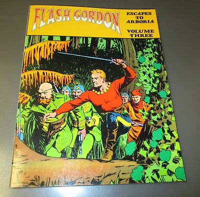 Buy 1977 FLASH GORDON Escapes To Arboria 3 Nostalgia Press VF+ 8.5 112p Alex Raymond • 17.28£