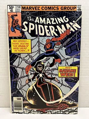 Buy Amazing Spider-Man #210 1st Appearance Madame Web Marvel • 38.82£