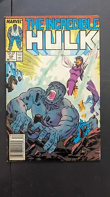 Buy Incredible Hulk #338 Newsstand McFarlane MARVEL 1987 VF+ • 4.66£