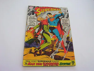 Buy Superman Comic #205  April 1968   **appealing Bargain Cave Reader Copy** • 7.73£