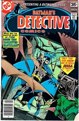 Buy DETECTIVE COMICS #477 VF/NM Signed Marshall Rogers 1978 Neal Adams Reprint • 77.65£