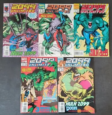 Buy 2099 Unlimited #1-4, 6 (1993) Spider-man! Giant-size! 1st Appearance Hulk 2099 • 9.31£