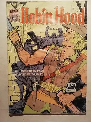 Buy Vintage Mexican Comic LA PRENSA ROBIN HOOD #11 FROM 60's • 12.42£