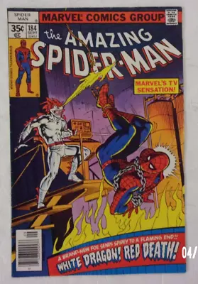 Buy Amazing Spiderman #184 1978 Glossy Fn Minus White Dragon,betty Brant Is Back • 10.87£