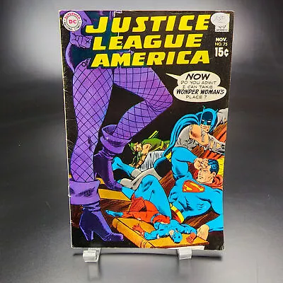 Buy Justice League Of America #75 - 1969 Vintage DC Comics Issue - Classic Superhero • 62.09£