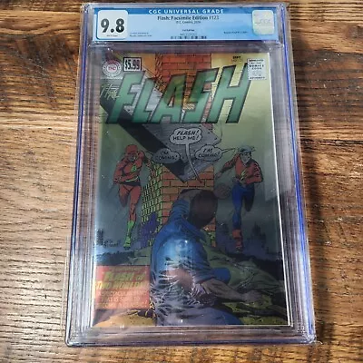 Buy Flash #123 Cgc 9.8 Megacon Foil Facsimile Variant Golden Age Flash • 46.57£