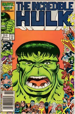 Buy Incredible Hulk, The #325 (Newsstand) FN; Marvel | Marvel 25th Anniversary Frame • 18.63£