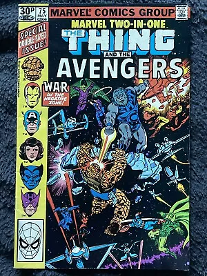 Buy Marvel Comics Two-In-One The Thing And The Avengers #75 May 1981 • 4£