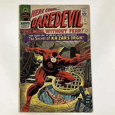 Buy Daredevil 13 1965 Marvel GD/VG Good/very Good 3.0 Water Damage  • 15.52£