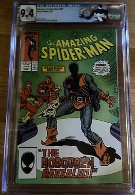 Buy AMAZING SPIDER-MAN #289 CGC 9.4 1ST APP. OF NEW HOBGOBLIN (Hint: It’s Ned Leeds) • 76.78£