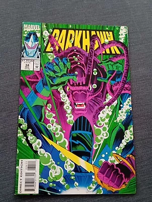 Buy Vintage MARVEL COMICS Darkhawk #34 December 1993 • 1.50£