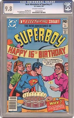 Buy New Adventures Of Superboy #1 CGC 9.8 1980 1075161018 • 77.66£