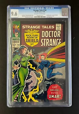 Buy STRANGE TALES #150  CGC 9.6  - 1st Umar & Buscema Art @Marvel- EXCEL Colors/Glos • 1,549.33£