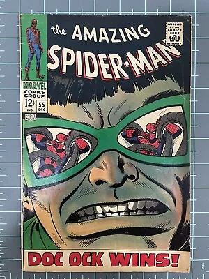 Buy The Amazing Spider Man #55 - Doc Ock Wins Marvel Comics Silver Age 1967 • 69.89£