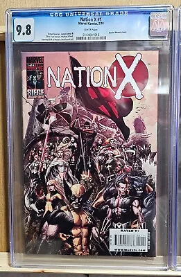 Buy Nation X #1 9.8 CGC - Dustin Weaver Cover • 45£