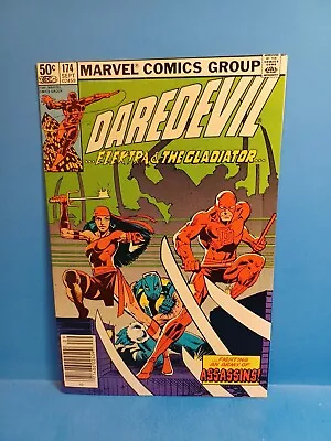 Buy Daredevil #174  Elektra & Gladiator Fighting Army Of Assassins  VF-NM   M 17 • 17.85£