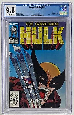 Buy Incredible Hulk #340 (1988) - Iconic Mcfarlane Wolverine Cover - CGC 9.8 • 737£