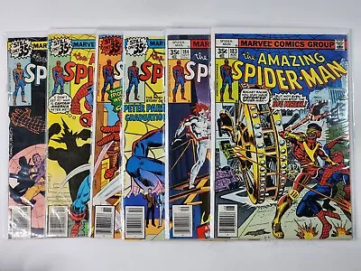 Buy Amazing Spider-Man 183 184 185 186 187 188 Marvel 6 Book Run KEYS Bronze 1978 • 77.65£