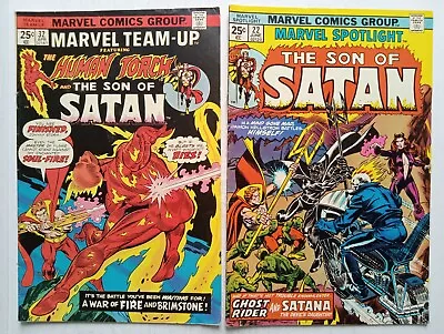 Buy Marvel Team Up #32 Spotlight #22 Bronze Age 1975 1976 Son Of Satan Comic Lot • 17.89£