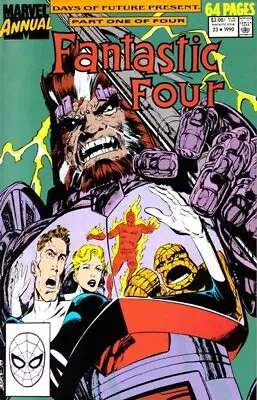 Buy Free P & P; Fantastic Four Annual #23, 1990:  Days Of Future Present  • 4.99£