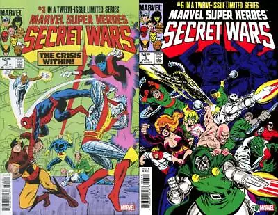 Buy [BACKORDER] Marvel Super-Heroes Secret Wars (#3, #6 Inc Variants, 2024) • 7.90£