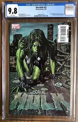 Buy She-Hulk #23 CGC 9.8 Key 1st Full App Jazinda 2008 Disney Secret Wars Skrulls • 108.91£