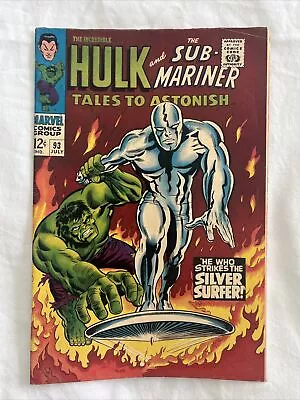 Buy Tales To Astonish #93 July 1967 Sub-Mariner & The Hulk - Complete Solid Nice • 213.57£