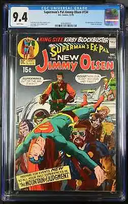 Buy Superman's Pal Jimmy Olsen #134 CGC 9.4 DC 1970 1st Darkseid! White! Q5 433 Cm • 1,782.32£