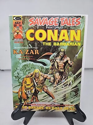 Buy SAVAGE TALES #5- Conan And Kazar Marvel Curtis Magazine 1974.  8.5-9.0 • 19.41£