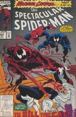 Buy Spectacular Spider-Man Peter Parker #201 FN 1993 Stock Image • 8.54£
