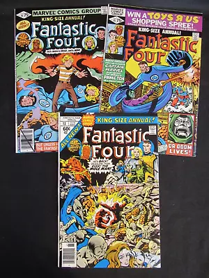 Buy Fantastic Four Annual #13, 14, 15 Bronze Age Lot Nice VF/NM 8.5-9.2 NN511 • 18.60£