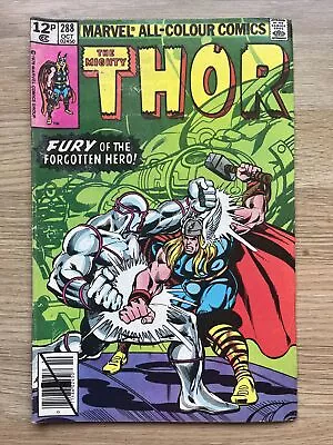 Buy Marvel Comics / The Mighty Thor / Issue #288 / Bronze Age 1979 • 4.99£