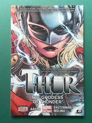 Buy Thor Vol 1: The Goddess Of Thunder Hardcover NM (Marvel 2015) Graphic Novel • 8.99£