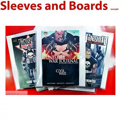 Buy Graphic Novel Comic Sleeves / Bags ONLY For Books Annuals  Mags X 100 • 21.99£