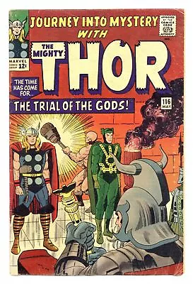 Buy Thor Journey Into Mystery #116 VG 4.0 1965 • 26.40£