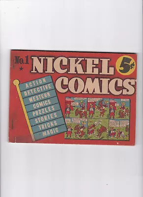 Buy Nickel Comics #1 [1938 Vg+] Wyoming Willy -- Miss Adventure    Dell Comics • 275.69£