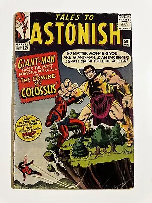 Buy Tales To Astonish #58 1964 Early Giant Man And Wasp • 15.53£