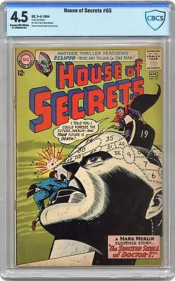 Buy House Of Secrets #65 CBCS 4.5 1964 21-2F68DFB-007 • 62.13£